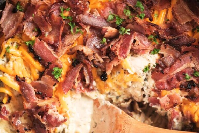 A dish of Cheesy Ranch Chicken.