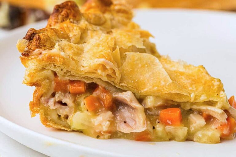 A dish of Chicken Pot Pie.