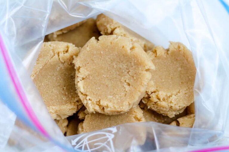 A bag of Frozen Sugar Cookie Dough.