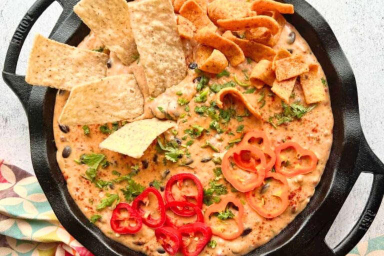 A dish of Cowboy Queso.
