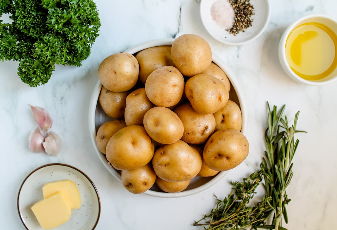 Ingredients on a counter.