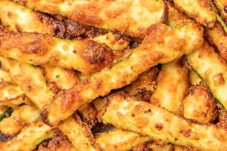 A dish of Easy Air Fryer Zucchini Fries.