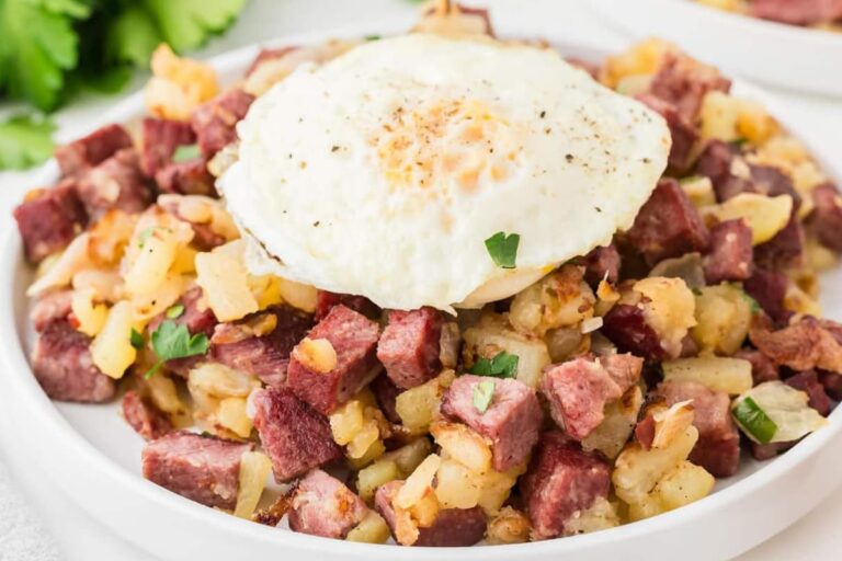 A dish of Corned Beef Hash.