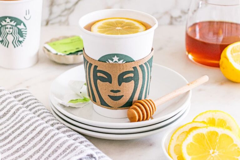 A cup of Starbucks Copycat Medicine Ball.