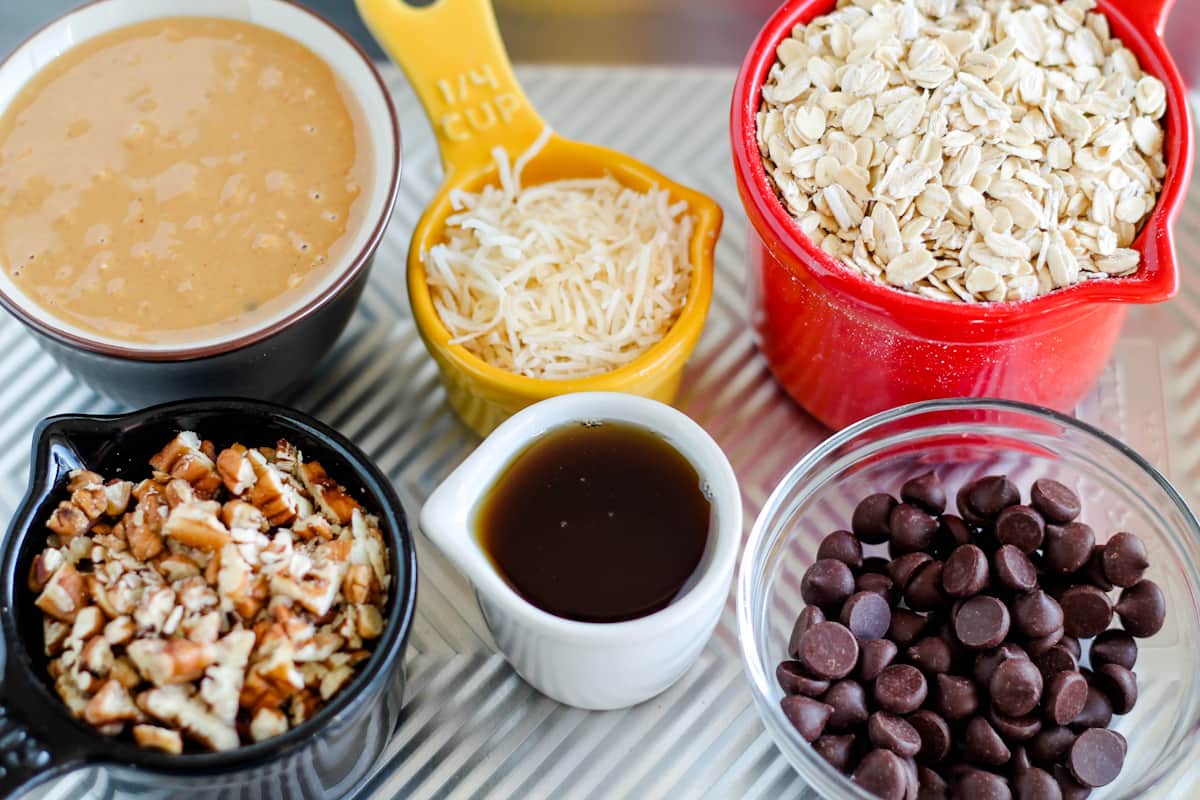 Ingredients on a counter.