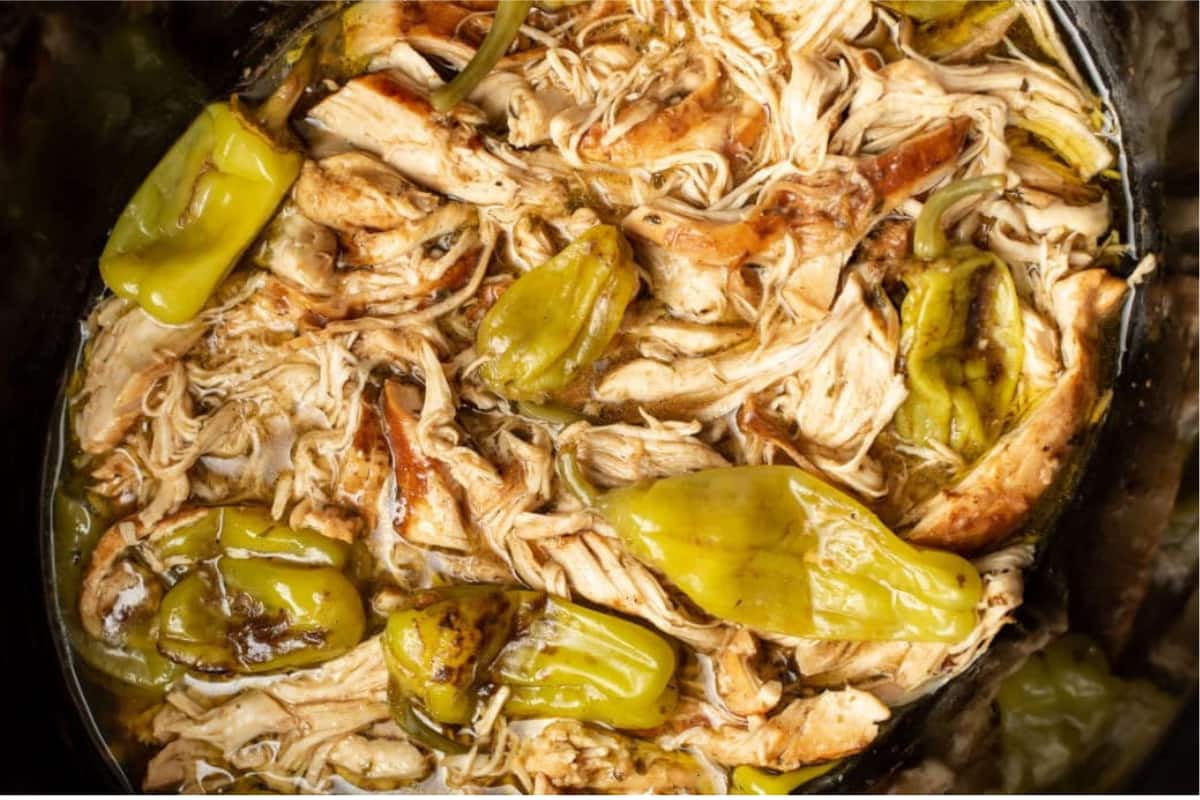 A dish of Mississippi Chicken.